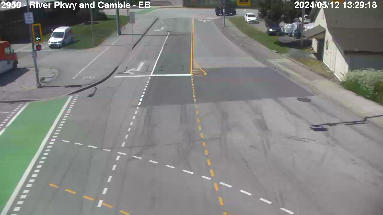 Live Camera Image: River Parkway at Cambie Road Eastbound