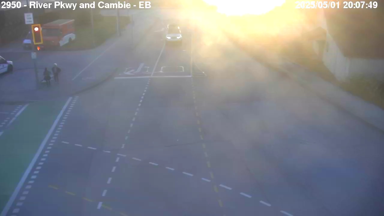 Live Camera Image: River Parkway at Cambie Road Northbound