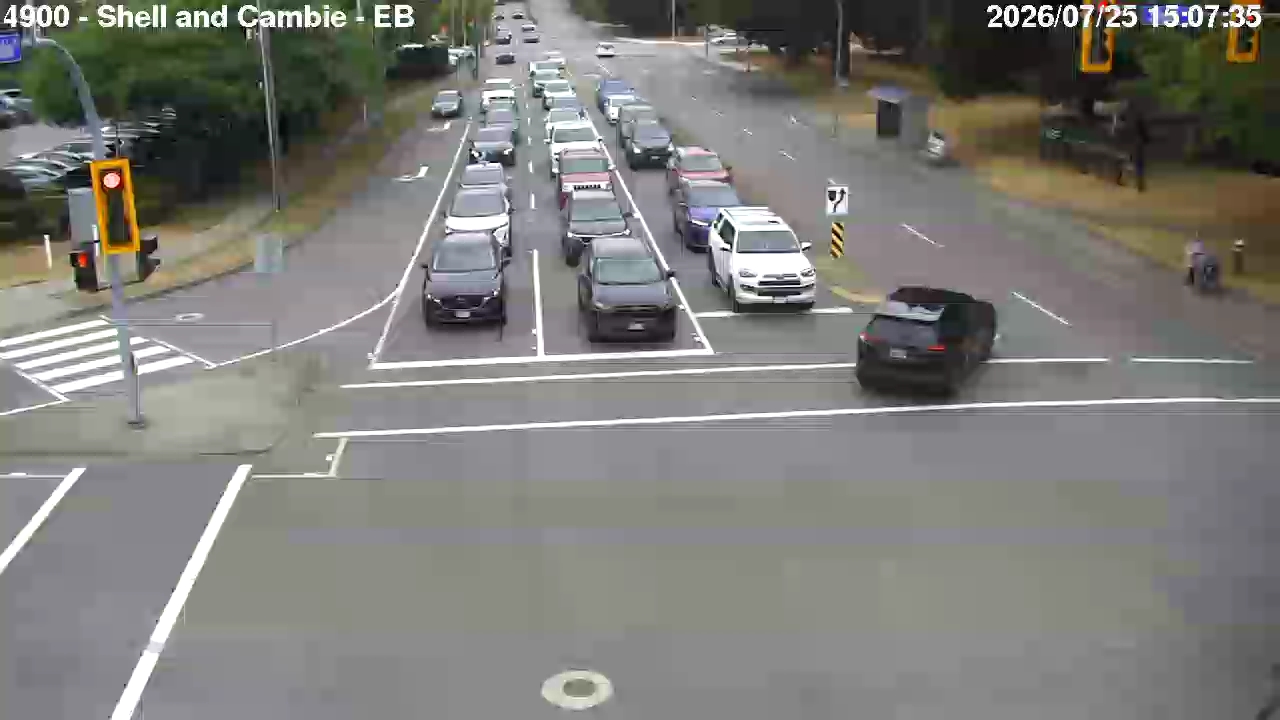 Live Camera Image: Shell Road at Cambie Road Eastbound