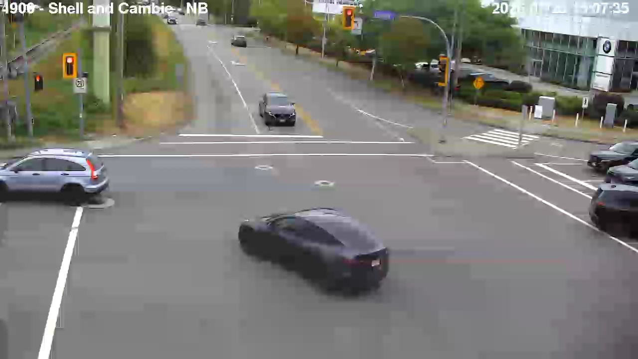 Live Camera Image: Shell Road at Cambie Road Northbound