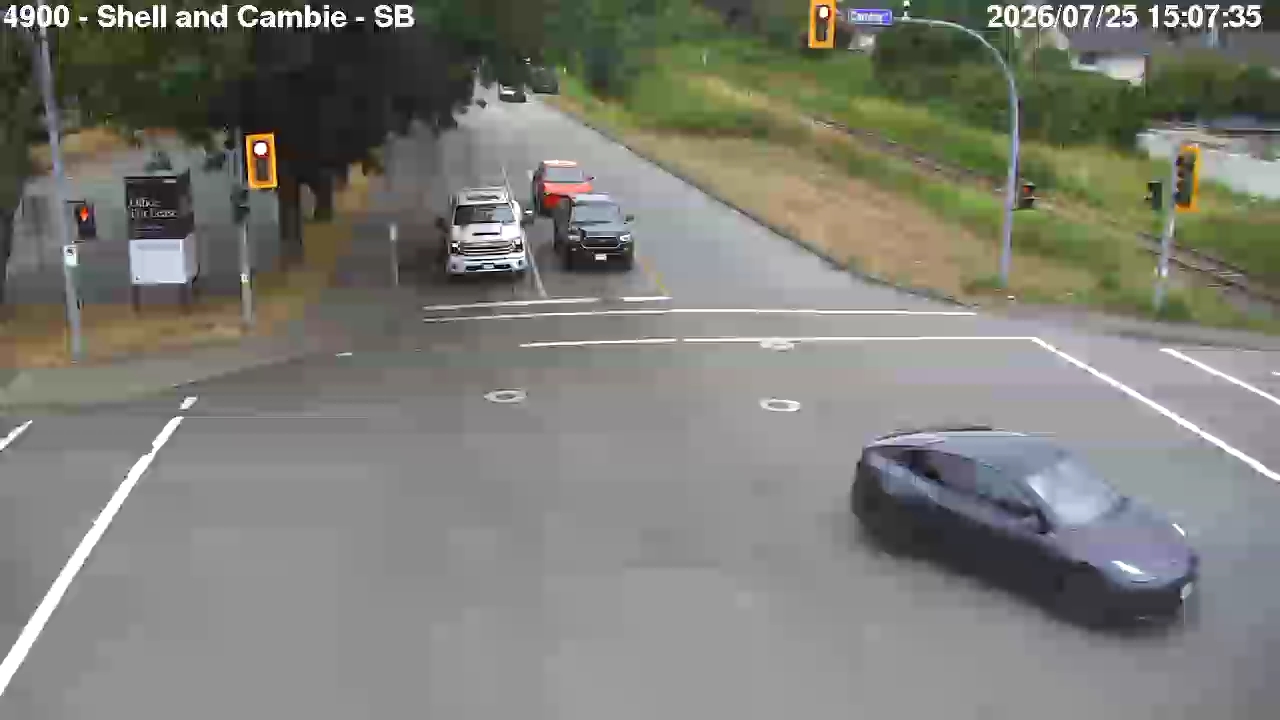 Live Camera Image: Shell Road at Cambie Road Southbound