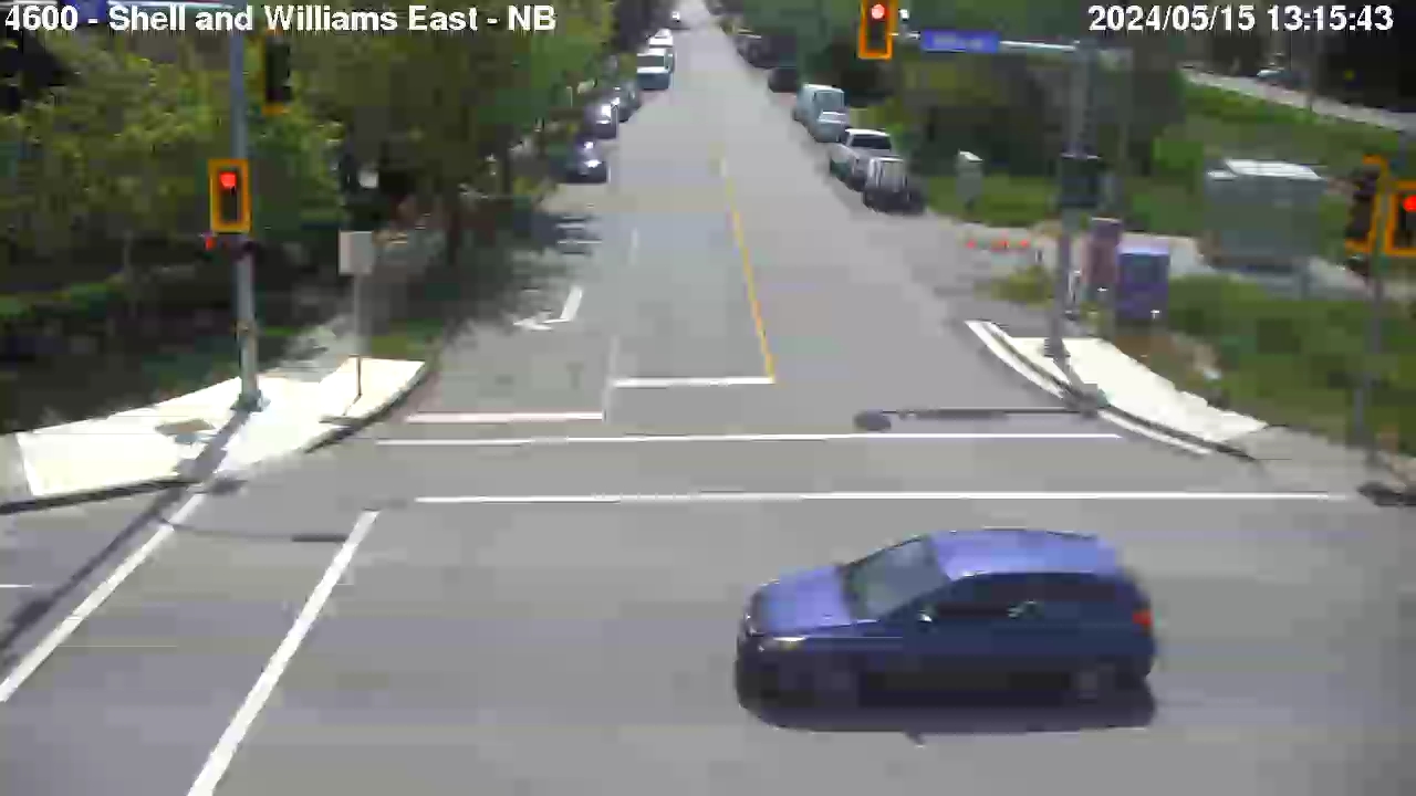 Live Camera Image: Shell Road at Williams Road Northbound (east of rail tracks)