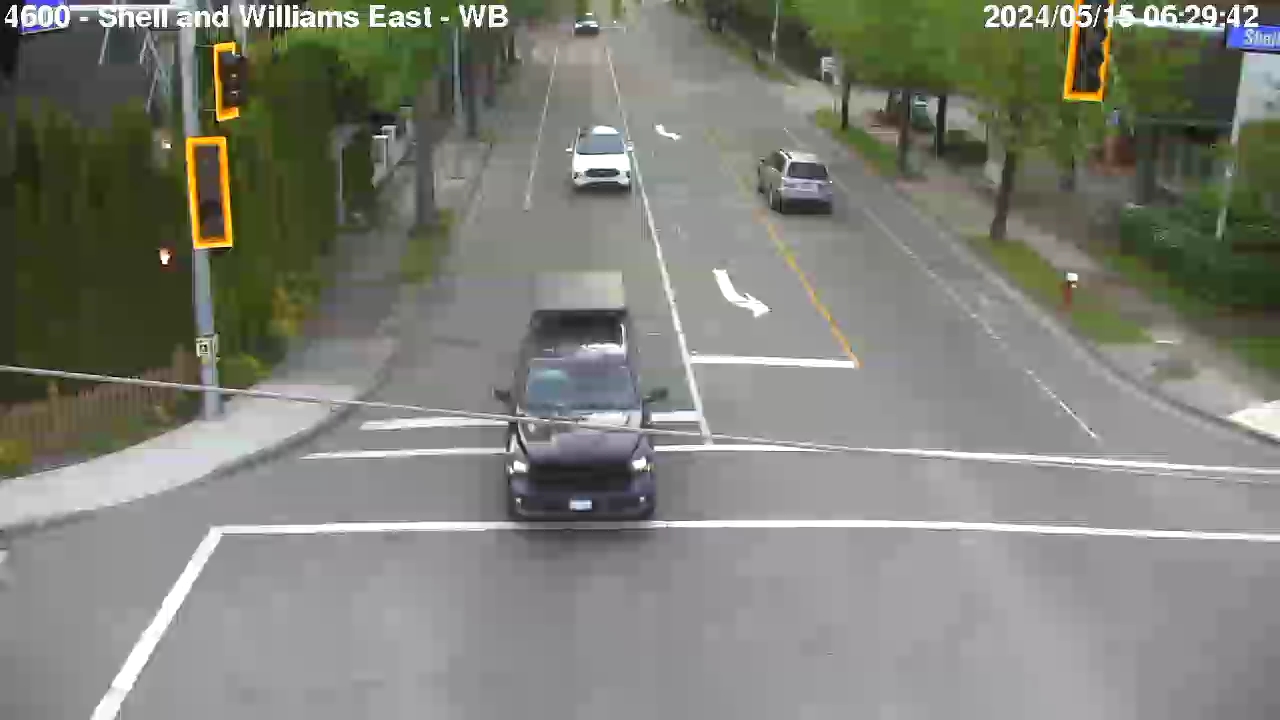 Live Camera Image: Shell Road at Williams Road Westbound (East of Railway)