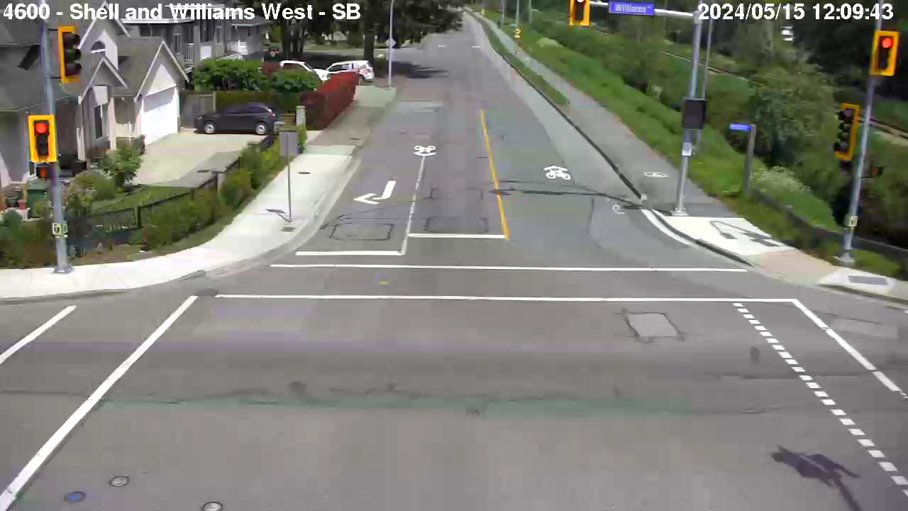 Live Camera Image: Shell Road at Williams Road Southbound (West of Railway)