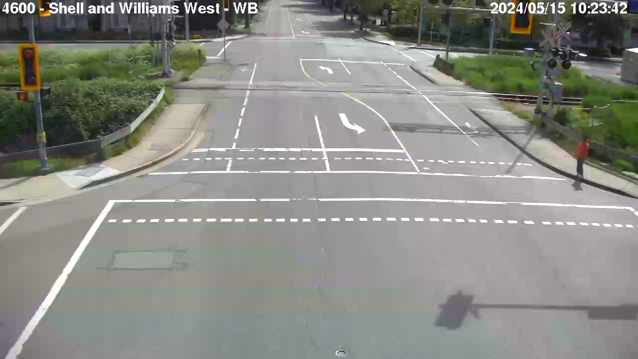 Live Camera Image: Shell Road at Williams Road Westbound (West of Railway)