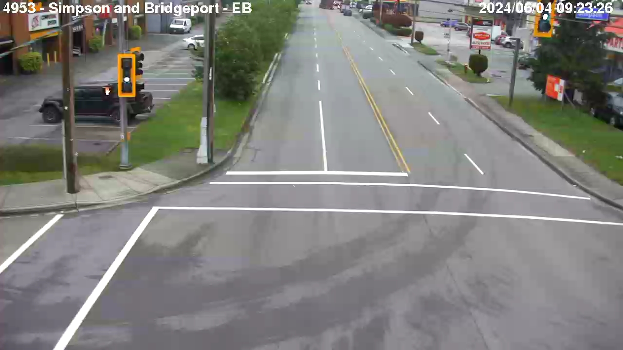 Live Camera Image: Simpson Road at Bridgeport Road Eastbound