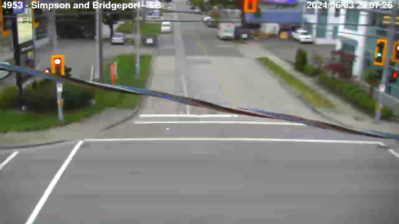 Live Camera Image: Simpson Road at Bridgeport Road Southbound