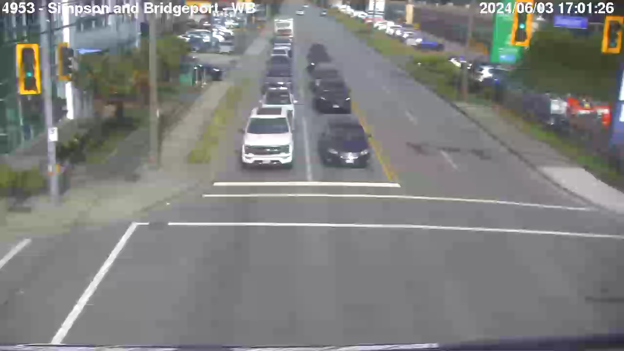 Live Camera Image: Simpson Road at Bridgeport Road Westbound