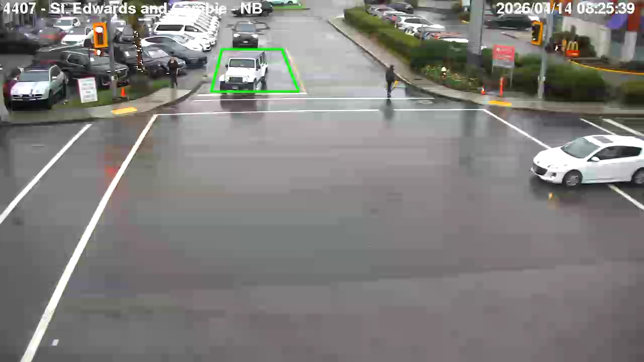 Live Camera Image: St. Edwards Drive at Cambie Road Northbound
