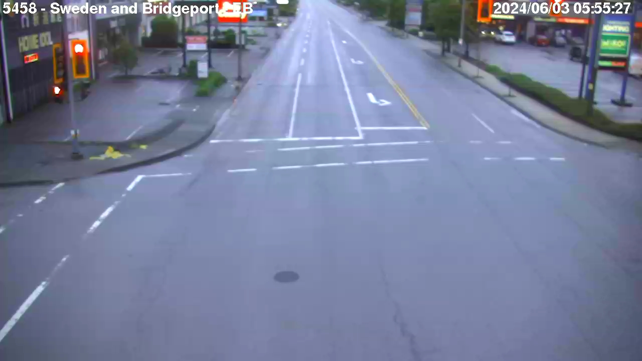 Live Camera Image: Sweden Way at Bridgeport Road Eastbound