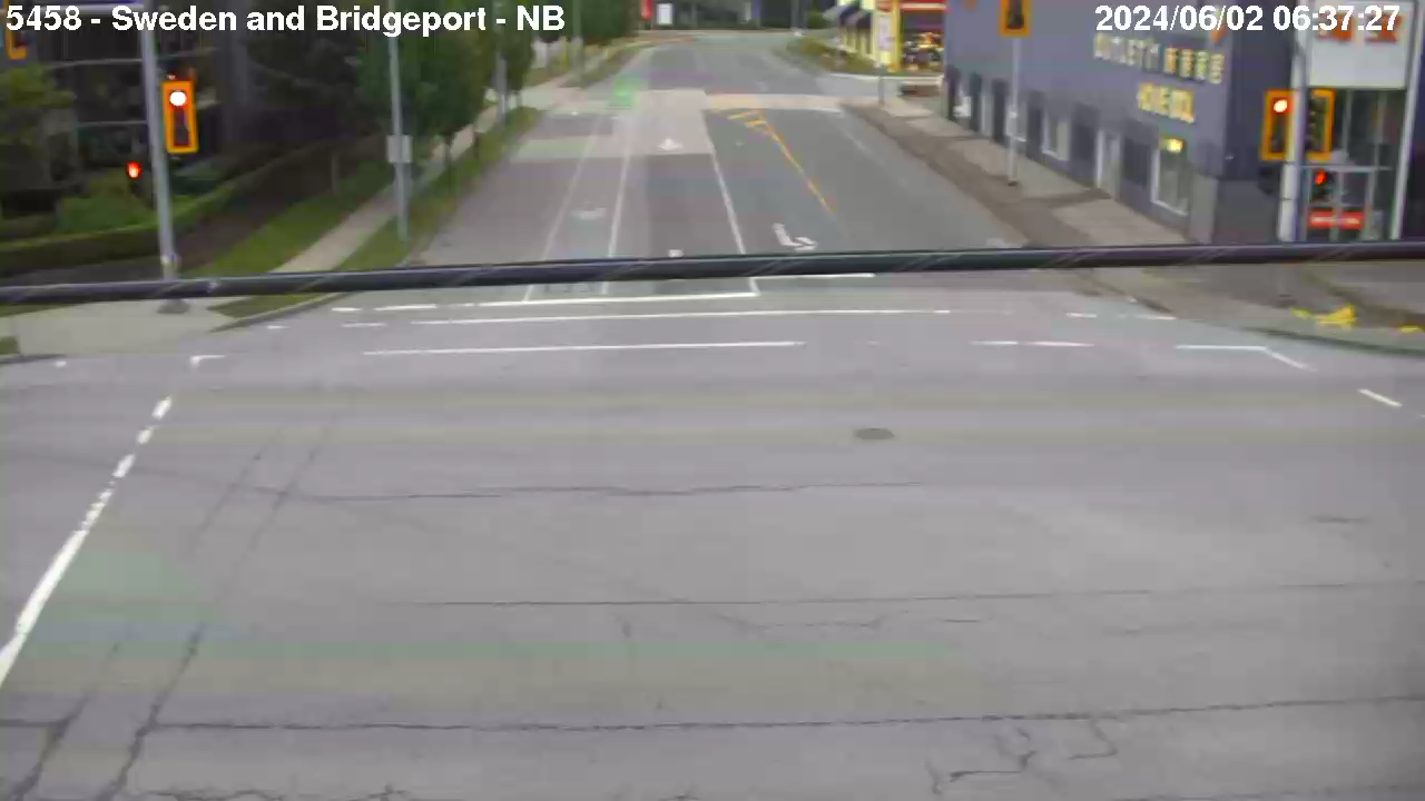 Live Camera Image: Sweden Way at Bridgeport Road Northbound
