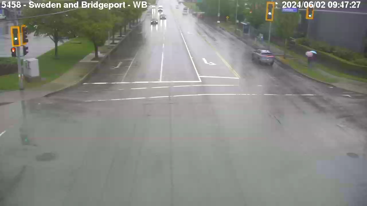 Live Camera Image: Sweden Way at Bridgeport Road Westbound