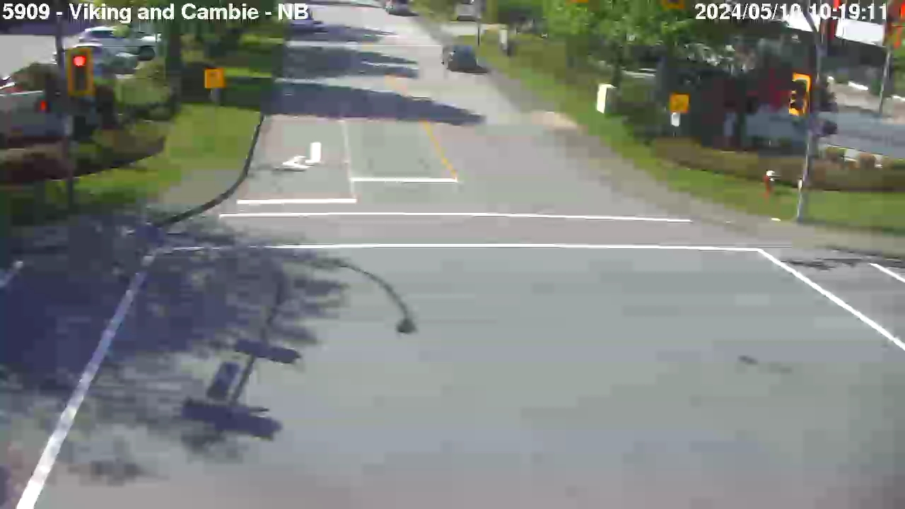 Live Camera Image: Viking Way at Cambie Road Northbound