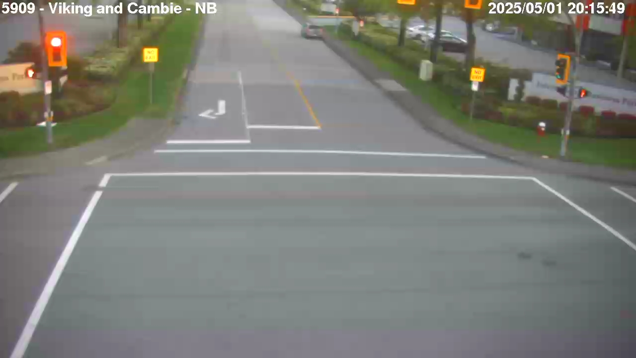 Live Camera Image: Viking Way at Cambie Road Northbound