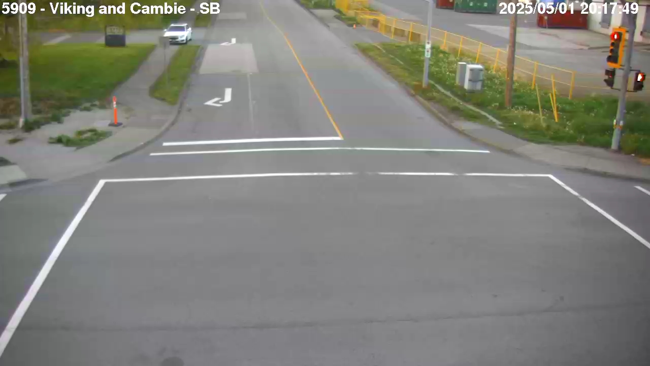 Live Camera Image: Viking Way at Cambie Road Southbound