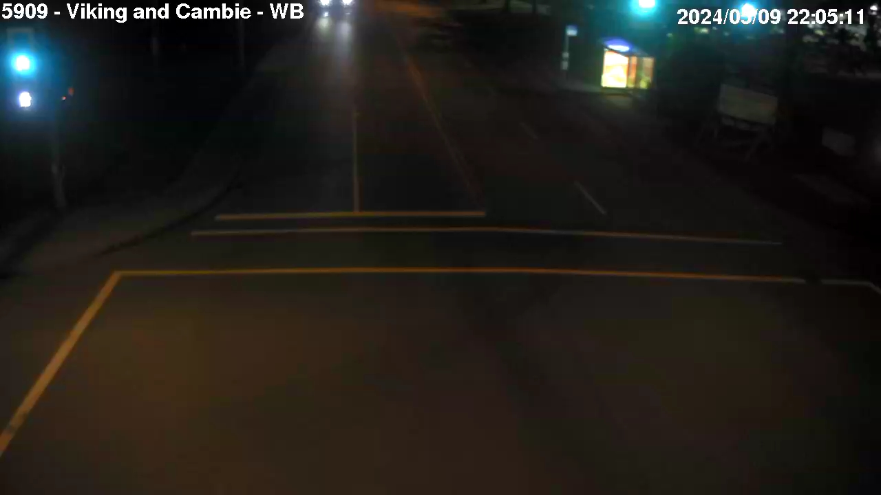 Live Camera Image: Viking Way at Cambie Road Westbound
