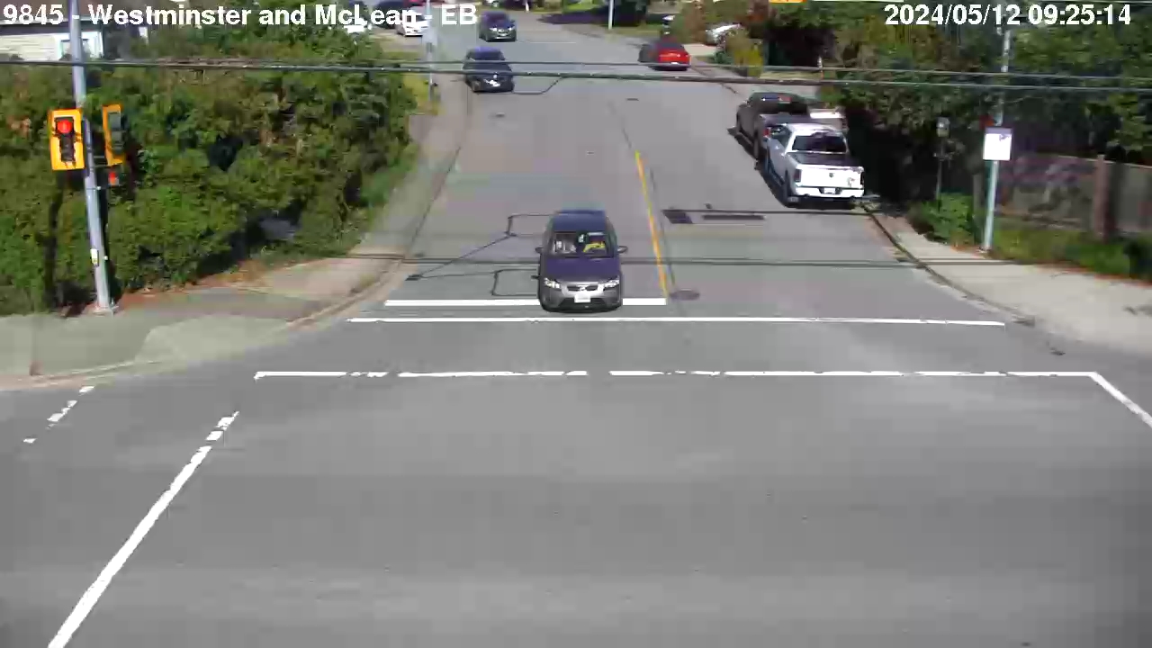 Live Camera Image: Westminster Highway at McLean Avenue Eastbound