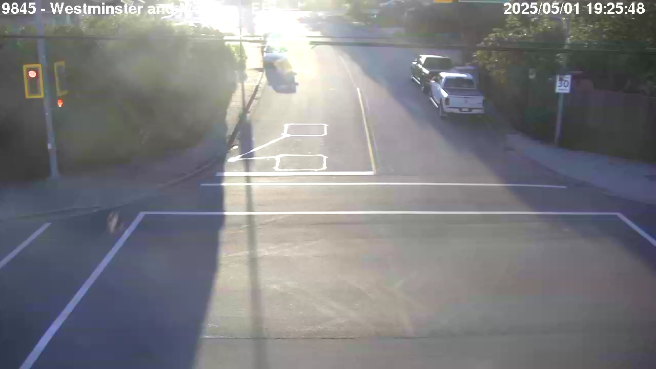 Live Camera Image: Westminster Highway at McLean Avenue Eastbound