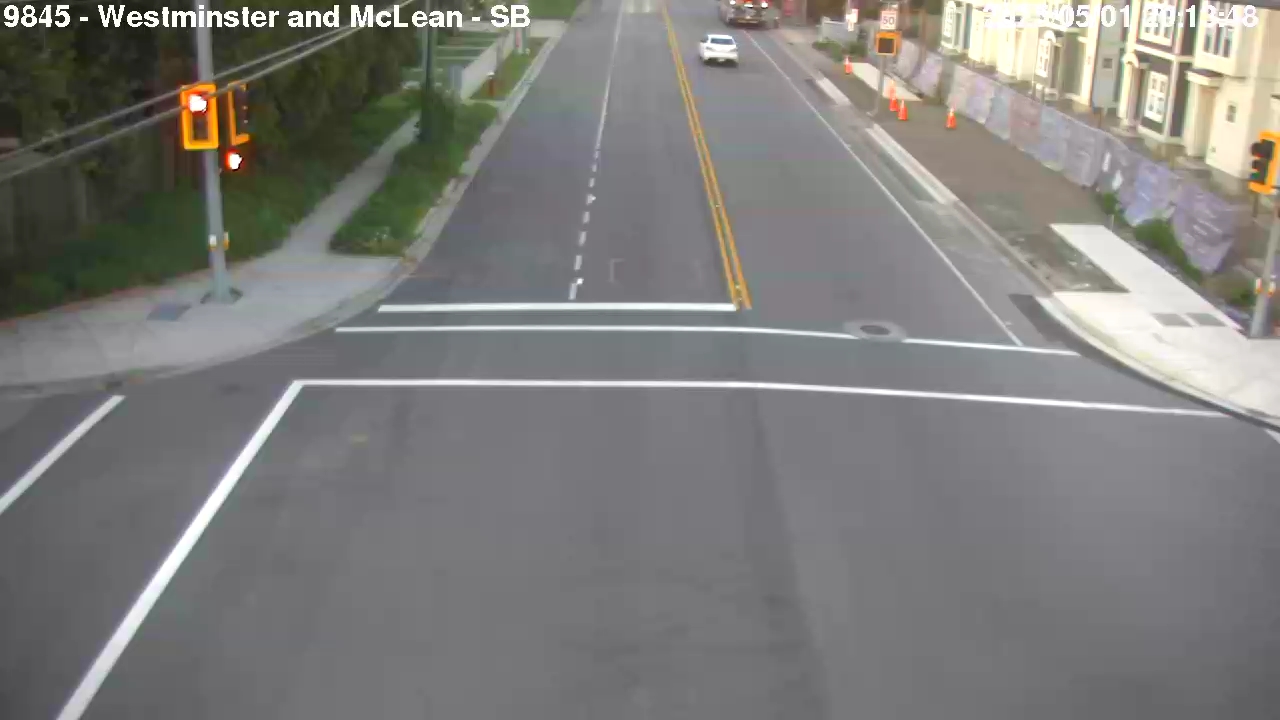 Live Camera Image: Westminster Highway at McLean Avenue Southbound