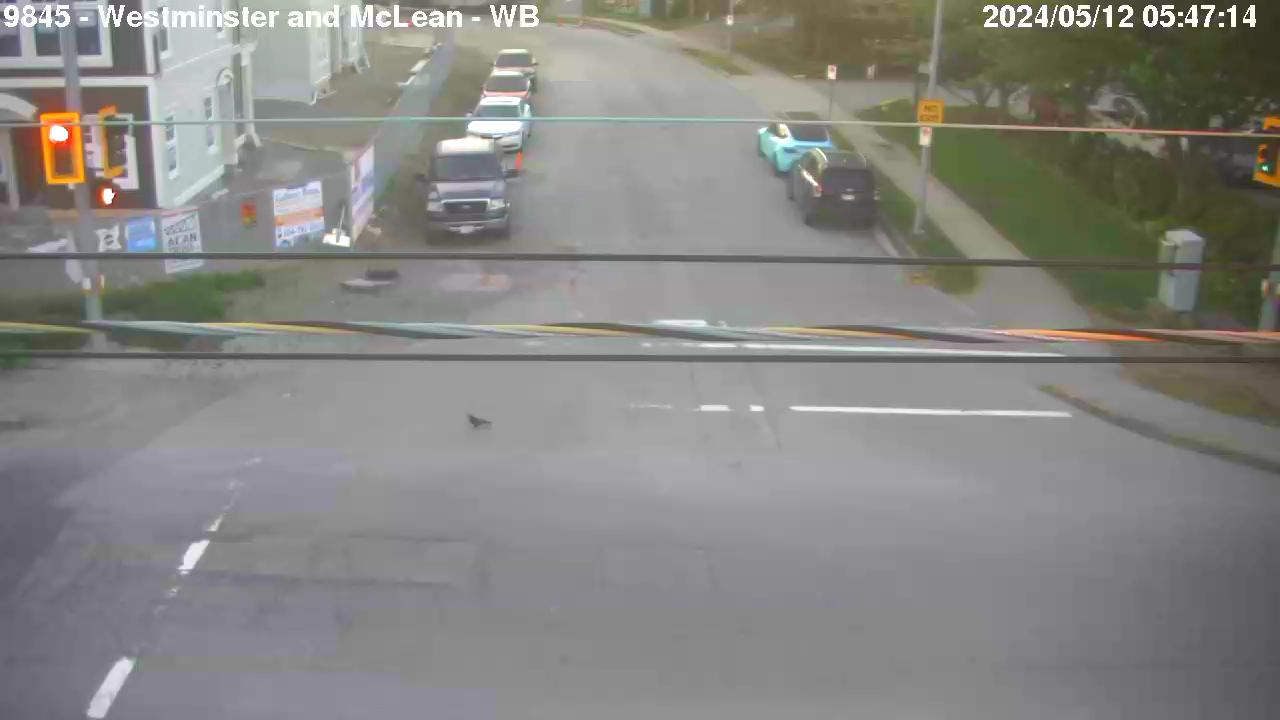 Live Camera Image: Westminster Highway at McLean Avenue Westbound