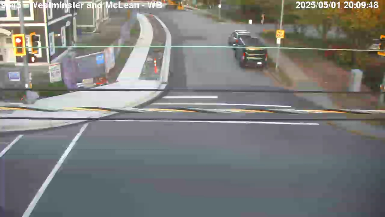 Live Camera Image: Westminster Highway at McLean Avenue Westbound