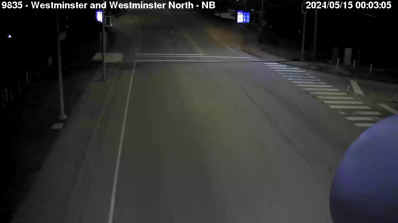 Live Camera Image: Westminster Hwy at Westminster Hwy North Northbound